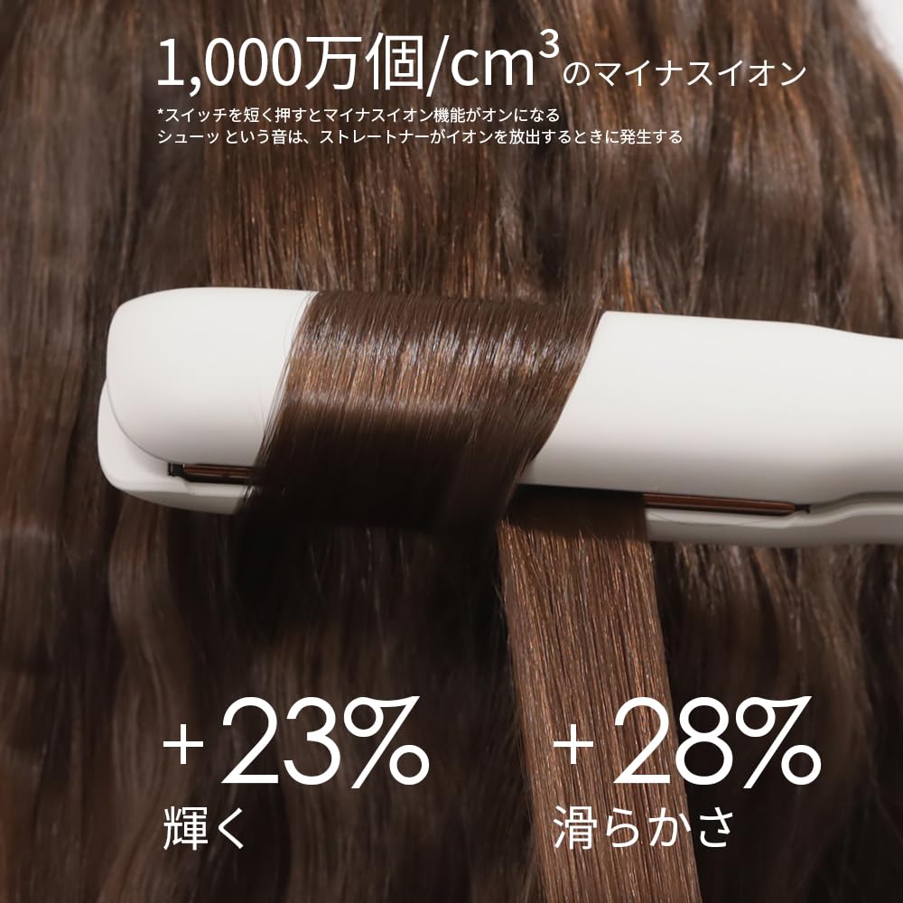 Hair Fast Heat Titanium Flat Iron with Negative Ions To Create Smooth Multipurpose Straightener and Curler Dual Voltage Styling Tool for Professional