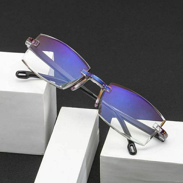 Lesebrille für Männer und Frauen, Anti-Blaulicht-Brille, HD-Presbyopie-Brille, Unisex, 0 bis +4,0, Brille