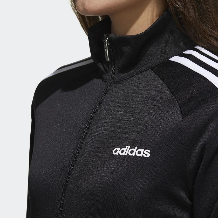 Adidas Stand Collar Casual Sports Jacket Unisex Jacket Black FL0170