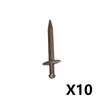Medieval Military Weapons Figures Building Blocks Soldier Accessory Knight Spear Sword Helmet Crossbow Shoulder Armor Brick Toys