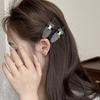 Sweet Cool Girl Metal Bow Duck Beak Clip Rhinestone Pearl Bangs Clip Side Headwear Girls Kids Women Hair Accessories
