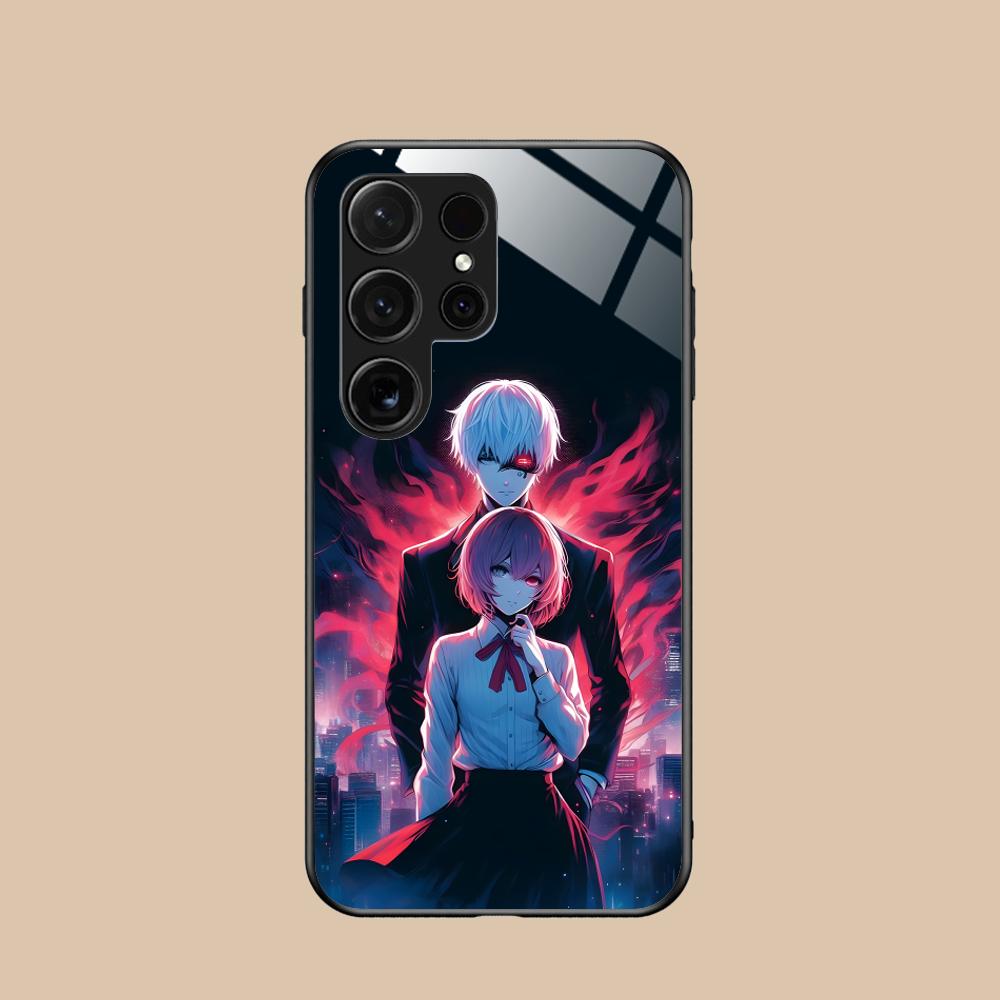 Tokyo Ghoul Touka Kirishima Phone Case for Samsung Galaxy A56 55 54 53 52 51 36 35 34 23 16 15 5G Glass Cover Luxury Cellphones