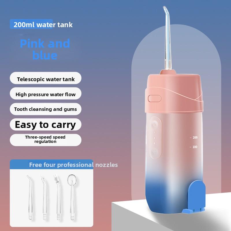 Electric Tooth Flusher Electric Portable Tooth Washer Household Water Floss Dental Stone Cleaning Orthodontic Special