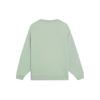 Li-Ning Badfive Fw22 Collection Emblem Print Round Neck Pullover Sweatshirt Men Tops Green AWDS653-6