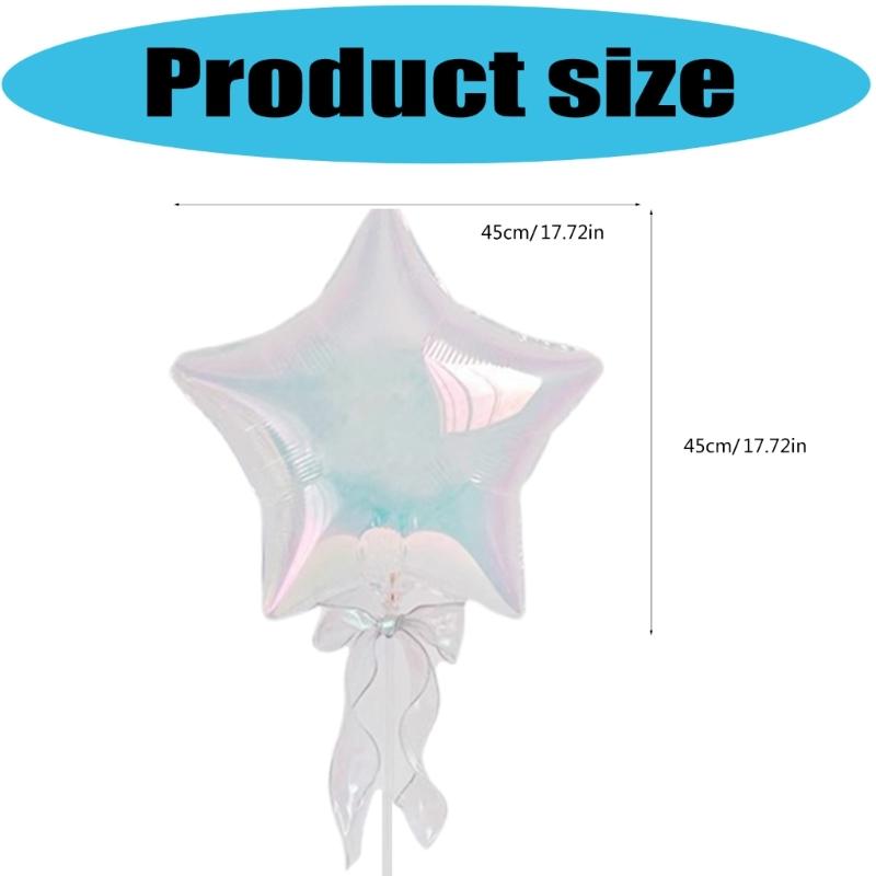 Safe Plastic 18Inch Colorful Balloons Set Quick Assembly Table Floating Ballon Party Wedding Celebration Supplies