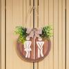 Wooden Bathroom Sign Rustics Men's and Women's Toilet Wall Signs for Business Funny Bathroom Restroom Door Decors