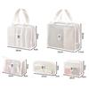 New Large Capacity Mesh Makeup Bag Zipper Transparent Cosmetic Bag Waterproof Handheld Toiletry Kit Bag Travel