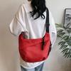 Casual Canvas Crossbody Bag For Women Designer Black/White/Red Shoulder Bags Large Capacity Tote Men Travel Shopping Bag 2026