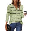 3/4 Sleeve Shirts For Women Tees Blouses Casual Plus Size Basic Tops Pullover Ladies Tunic Blouses