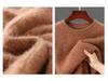 Men's Minimalist Wool Ribbed Knit Sweater – Round Neck Versatile Pullover Base Layer Top