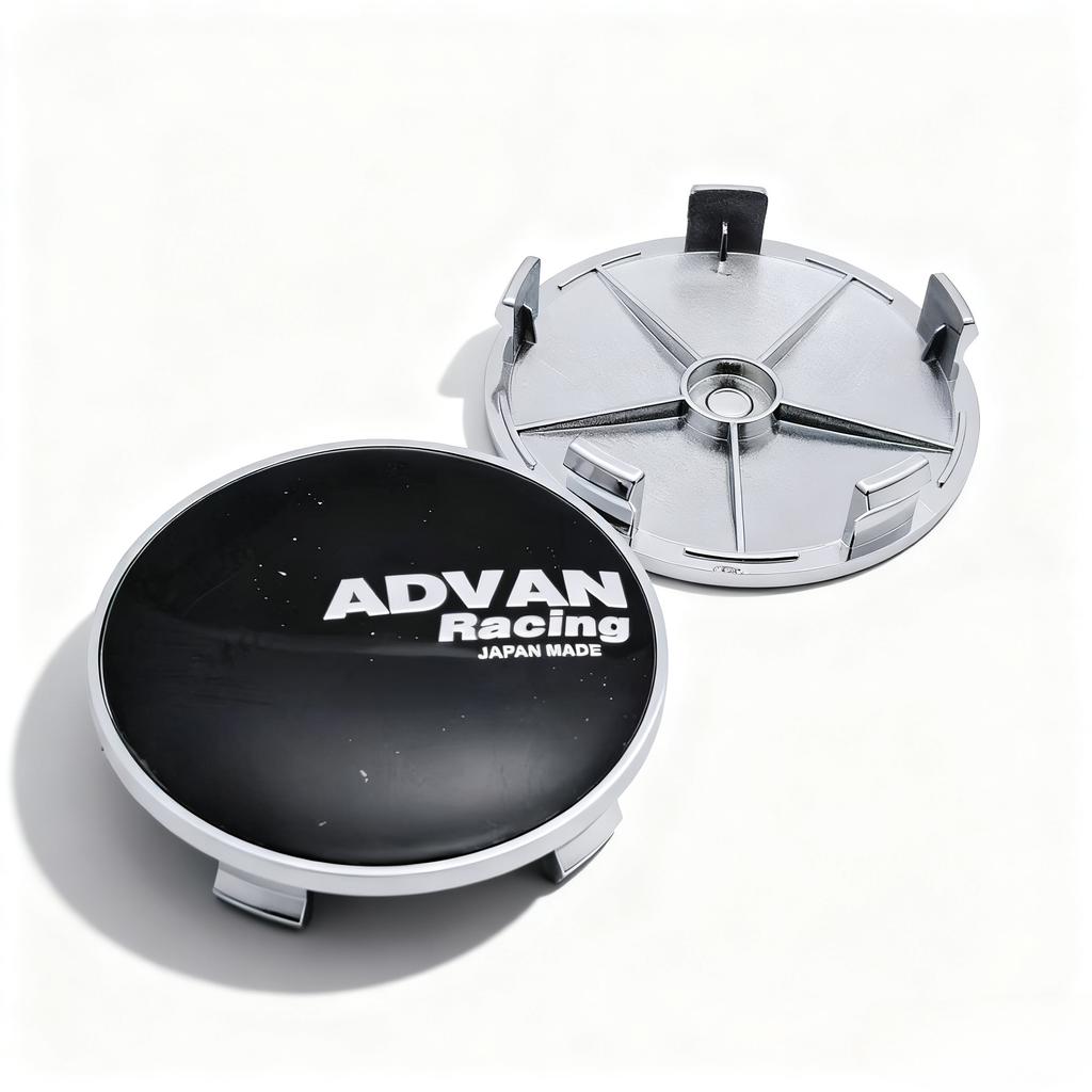 4pcs JDM ADAVN Racing Logo Emblem Car Wheel Center Caps OD 68MM Clips 63MM Wheels Hub Cap Rim Hubcaps Dust Cover Car Accessories