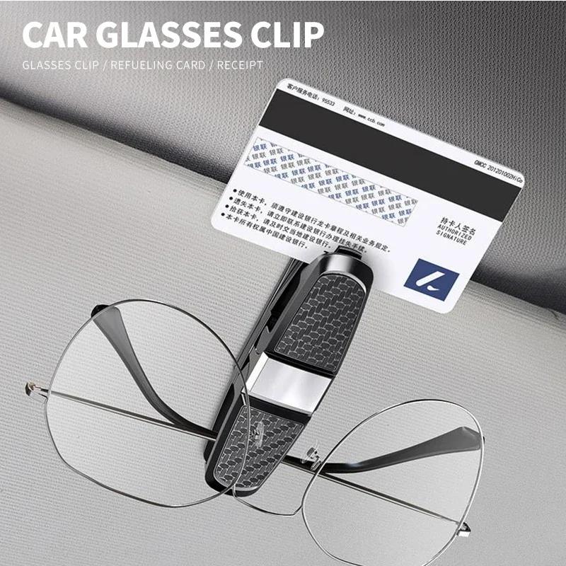 2025 Hot For Ford Car Sunglass Holder for Car Visor Sunglasses Eyeglass Holder For Ford Focus 2 MK1 MK3 Mondeo MK4 Fiesta MK7 Fu