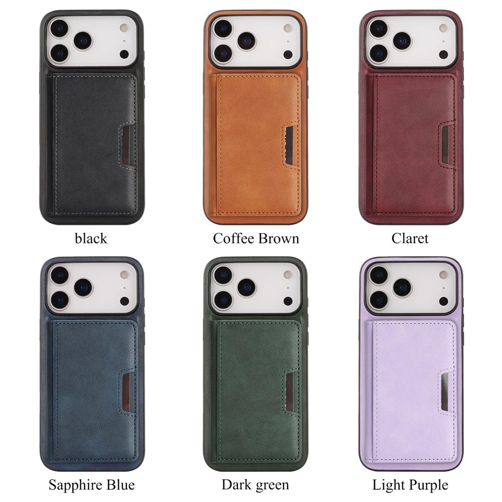2 in 1 Magnetic Leather Case for IPhone 17 16 15 14 13 12 Pro Max Plus Air 16E 17E Wrieless Charging For Magsafe Phone Cover
