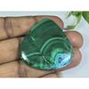 Natural Malachite Pear Cabochon Designer Loose Gemstone 134Cts. 43X44X06MM A-116