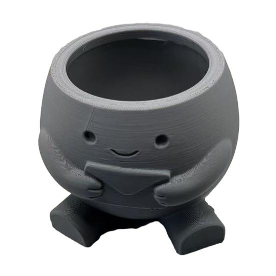 Smiling Face Planter 3D Plant Pot Printed Cute Decorative