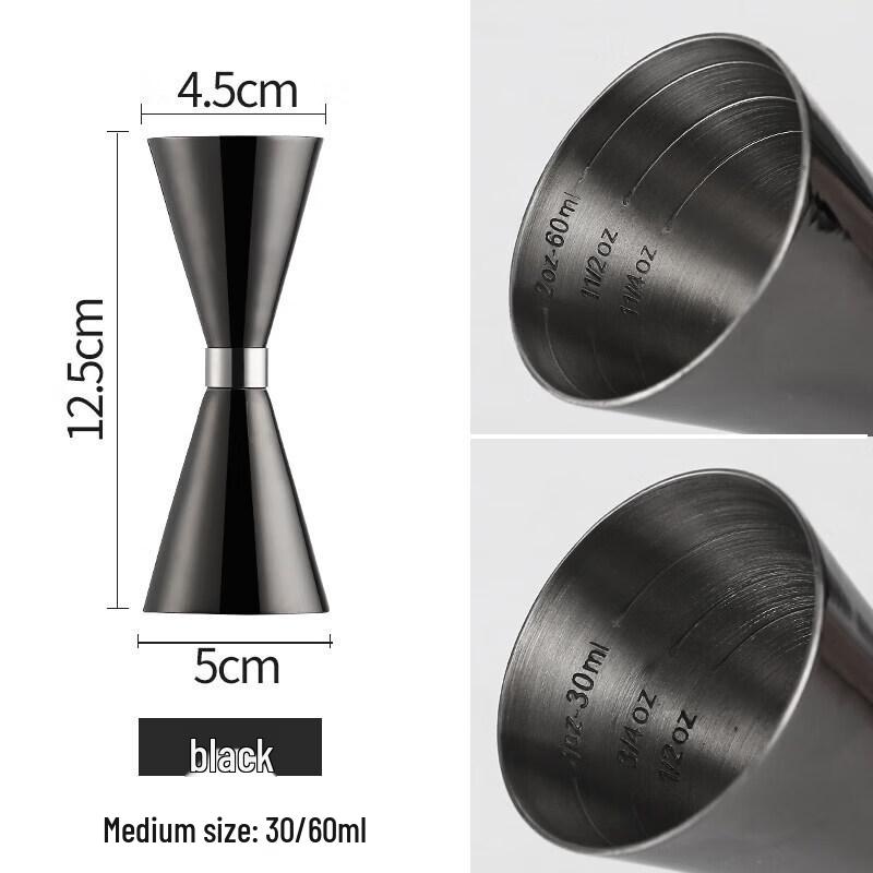 Qiwei Japanese Style Stainless Steel Double Jigger