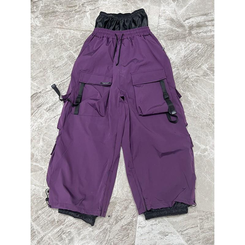 Mens Winter Ski Pants Waterproof Windproof Loose Fit Casual Workwear With Large Pockets Snowboarding