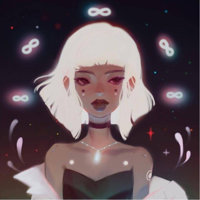 5D-Diamantmalerei zum Selbermachen, Cartoon-Mädchenporträt, voller Bohrer, Diamantstickerei, Mosaik-Set, HD, handgefertigte Produkte, Heimdekoration