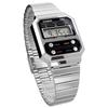 Casio Digital Watch A100WE-1A Men's Silver