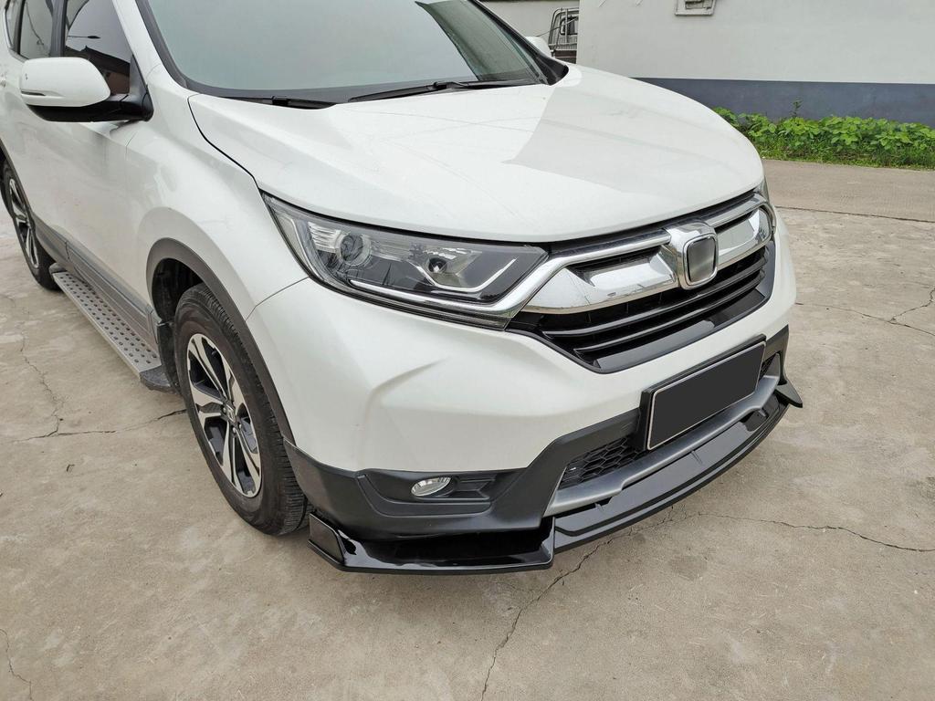 17-20 Honda CRV Haoying Modified Front Lip Kit: Bumper Grille Guard, Rear Spoiler Louvers.