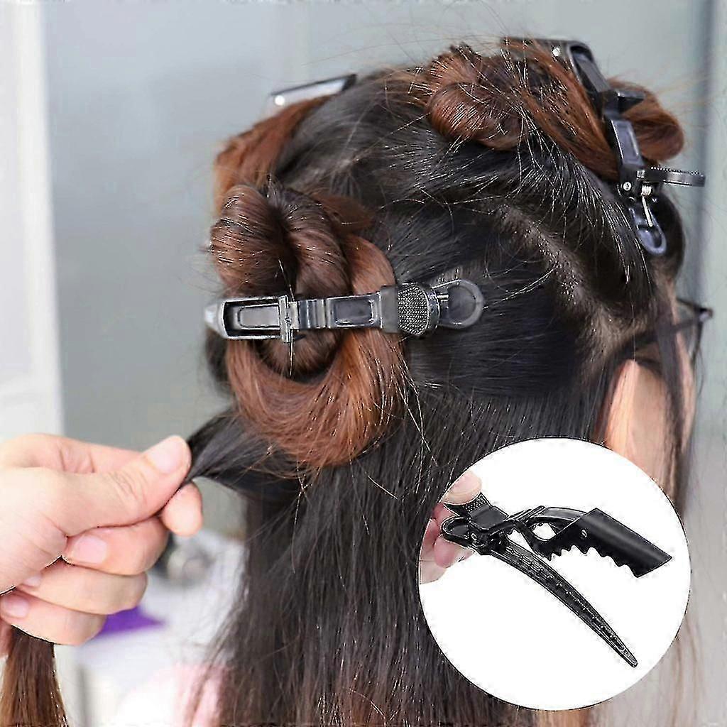 12pcs Alligator Hair Clips Hair Cutting Women Professional Salon Hairclips Kit