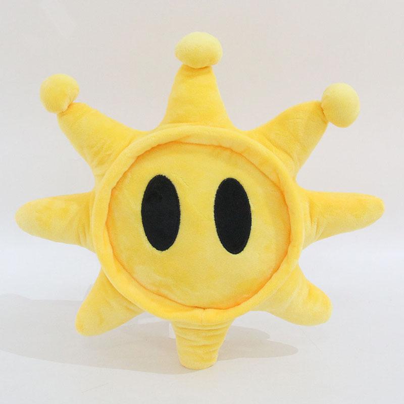 Super Mario Sunshine Shine Sprite Plush Doll 28x26x8cm, 0.125kg