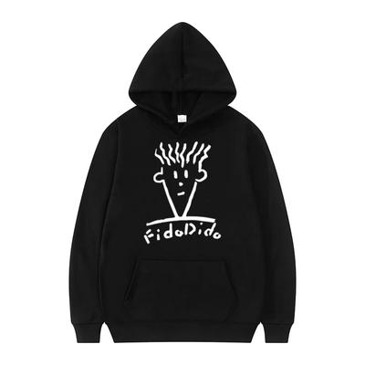 Herbst und Winter Lässige Mode Kapuzenpullover Herren Kapuzenpullover Fido Dido Beliebtes Getränk Print Streetwear Fleece Top