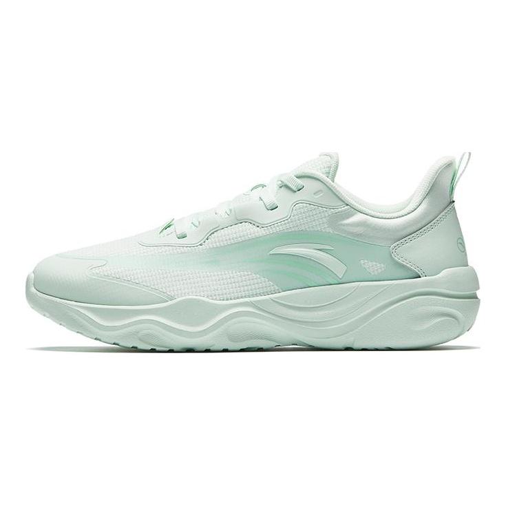 Anta Milk Candies Slip Resistant, Abrasion Resistant, Breathable Low top Training Shoes Women's Light Cloud Green 922547703Q-3