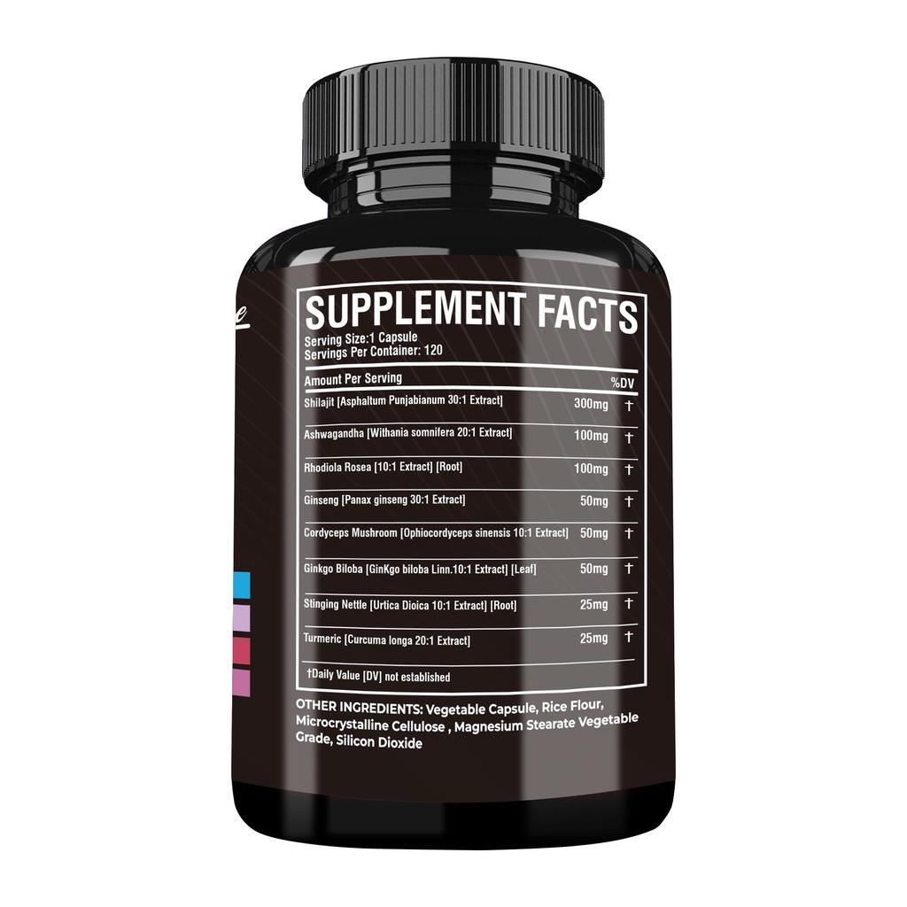 SHILAJIT, brain supplement, clear brain fog, clear thinking, improve brain function, Suitable for adults, teenagers and seniors