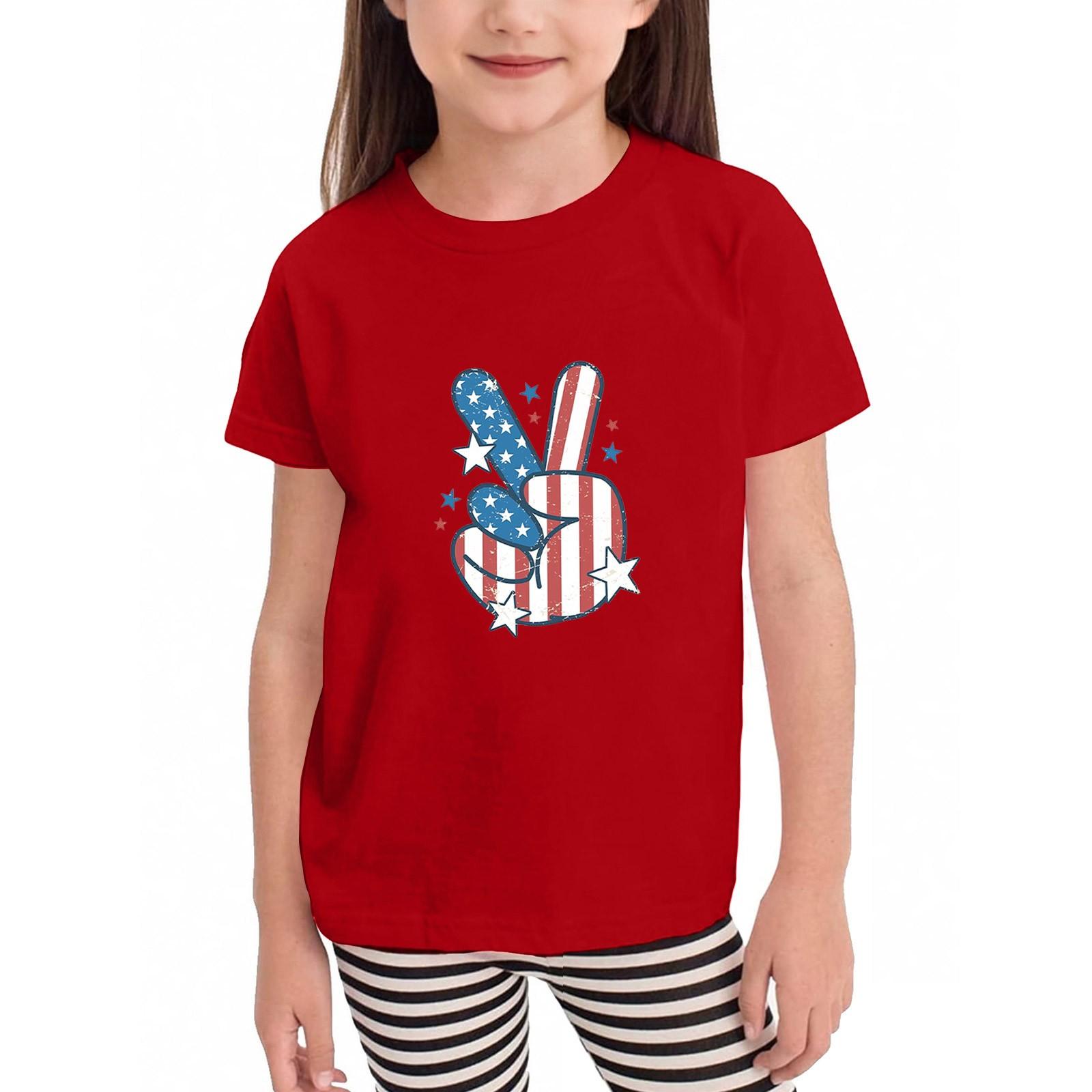 

Toddler Girl Boy T-Shirts Kids Top Boys And Girls Printed Short Sleeved T-shirt 150