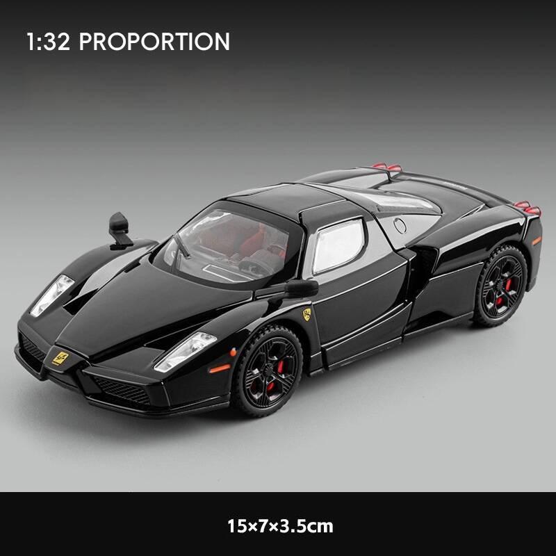 

Ferrari Enzo Классический Суперкар Симуляция Литой и Игрушечный Транспорт Звуки и Свет Инерционная Машинка 1:32 Подарки из сплава для детей