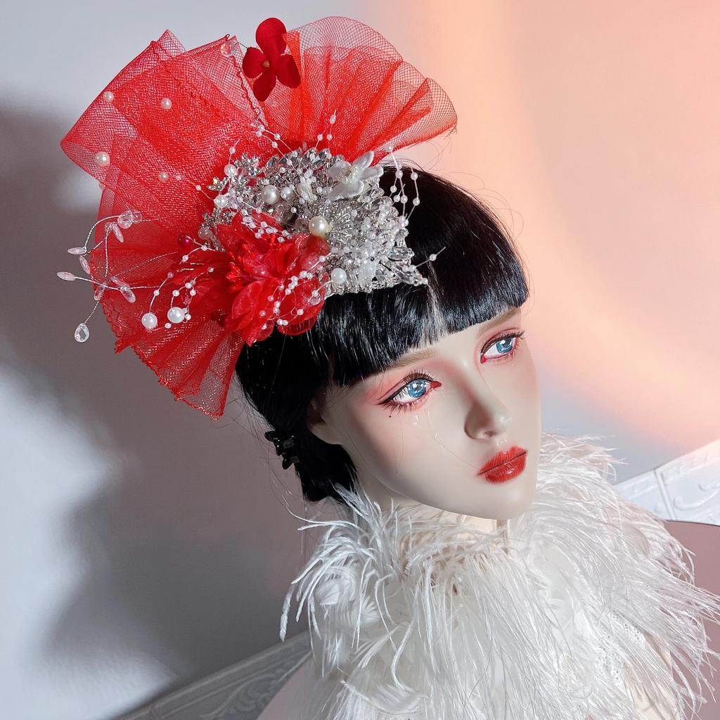 Lolita Fairy Butterfly Halo Crown Headpiece Bridal Wreaths Flowers Headband Women Girl Mermaid Princess Elf Cosplay Headdress