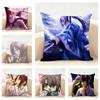 Anime Hakuoki Game Cushion Cover Linen Minimalist Soft for Sofa Bed Home Room Decor