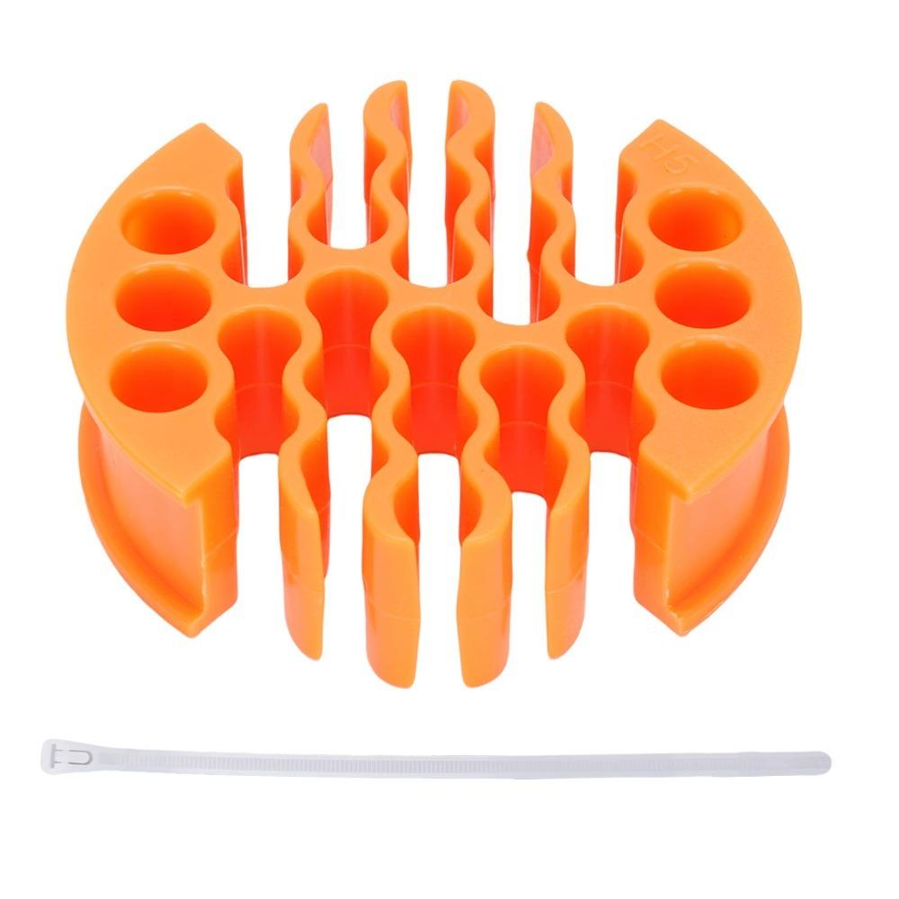 30 Hole Network Cable Organizer Orange Cable Organizing Tool Cable Management Tool  Machine Room оранжевый