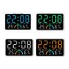 Dual Alarms Digital Wall Clock Large Screen Electronic Table Clock LED Alarm Clock  Home Decor