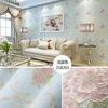 Thickened European-Style Wall Decals 3D Living Room Self-Adhesive Home Decor Non-Woven Wallpapers Bedroom Background Wall Cover