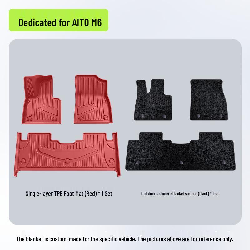 AITO M6 TPE2026 Floor and Trunk Mats for New Model Huawei Car Interior