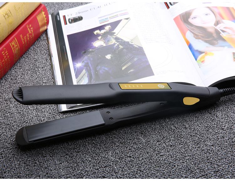 Dual-Purpose Straight & Curling Iron with Negative Ions