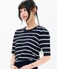 CHASECULT Women'S Striped Short Sleeve Summer Knit-Fbrg5673D04