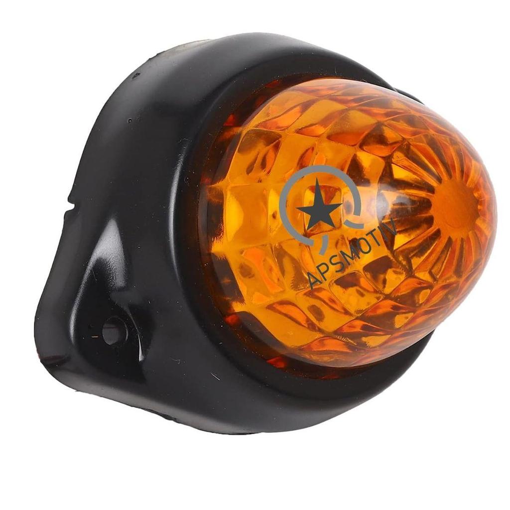 18PCS LED Marker Lights 12V Amber Trailer Lights Side Marker / Chicken Lights for Semi Trucks, Freightliner, Cargo Utility Trailers (Universal Fit)