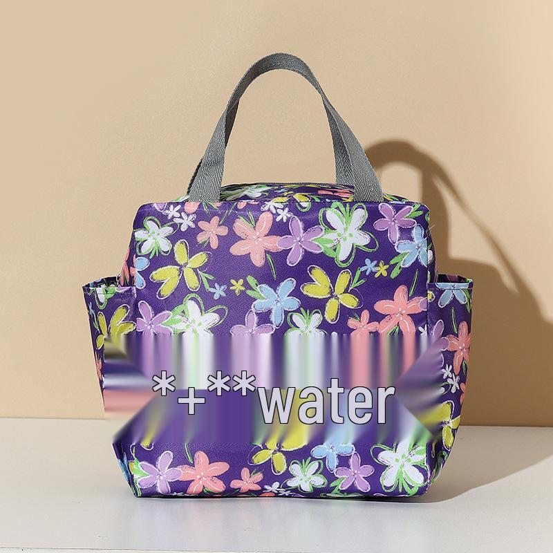 Sac à lunch isotherme grande capacité pour le bureau ou l'extérieur avec doublure épaisse en feuille d'aluminium