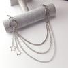 Fashion Punk Street Keychains Chain Skull Tassel Women Men Belt Chain Hip Hop Moon Star Biker Pants Chain Bag Accessories