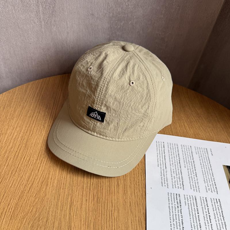 Men Solid Color Women Letter Baseball Cap Sunblock Breathable Fabric Polyester