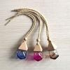 Glass Car Accessories Empty Bottle Air Freshener Perfume Hanging Car Perfume Pendant Car Fragrance