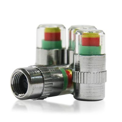 4 ks Monitor tlaku v pneumatikách automobilu Měřič tlaku Indikátor Upozornění Monitorovací ventil Čepička Senzor Externí Detekce Indikátor tlaku v pneumatikách