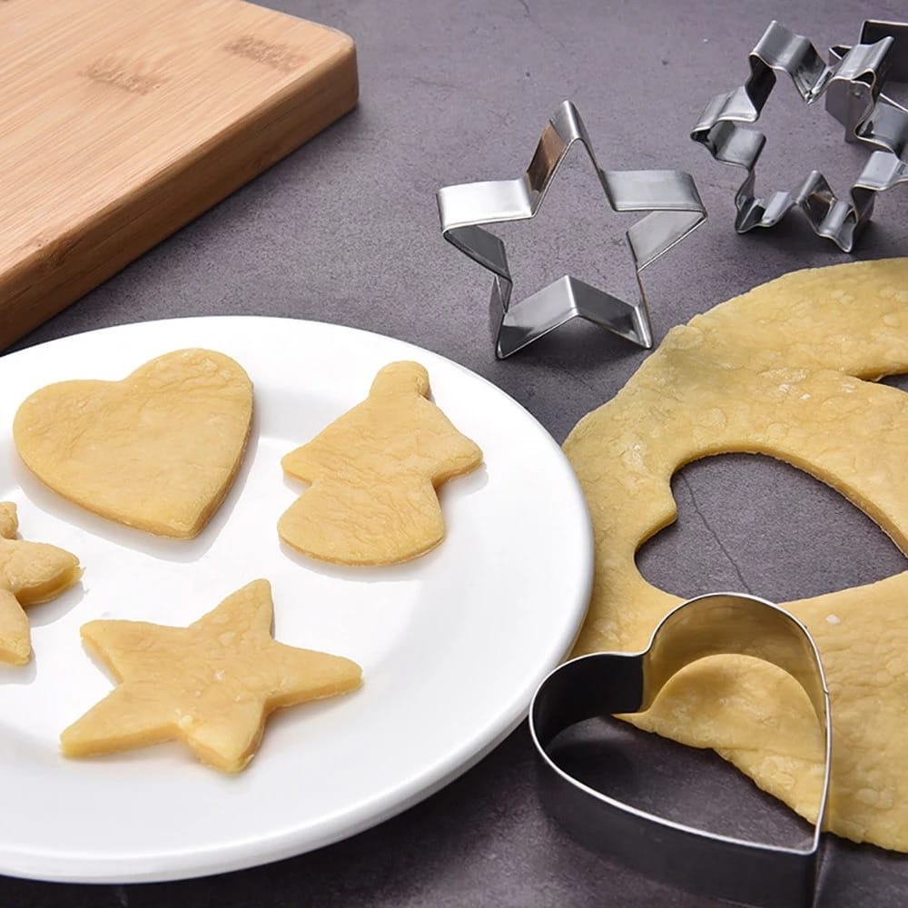 Molds, Cutters for Cakes, Cookies, Gingerbread, Christmas 10 Pcs