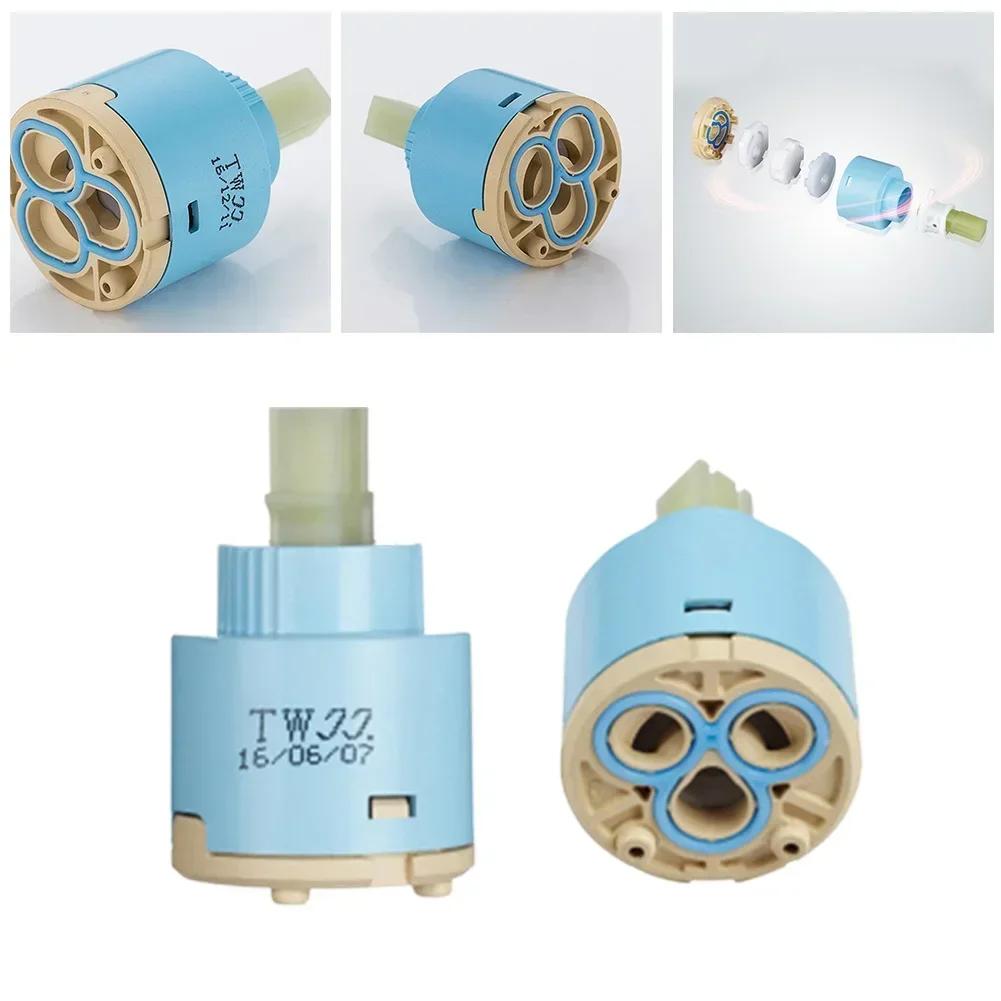 Blandningskran Hög Pipventil 35mm/40mm Kran Tillbehör Keramisk Patron Kranpatron Blandare Kök Badkar Tvättställ Dusch