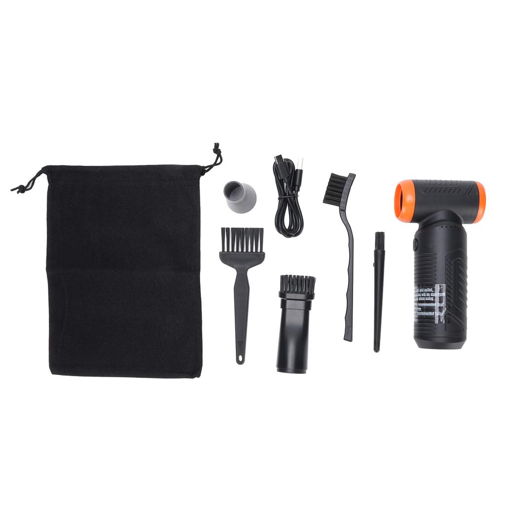 Compressed Air Duster 130000RPM Electric Mini Rechargeable Cordless Dry Blower Brushless Motor for