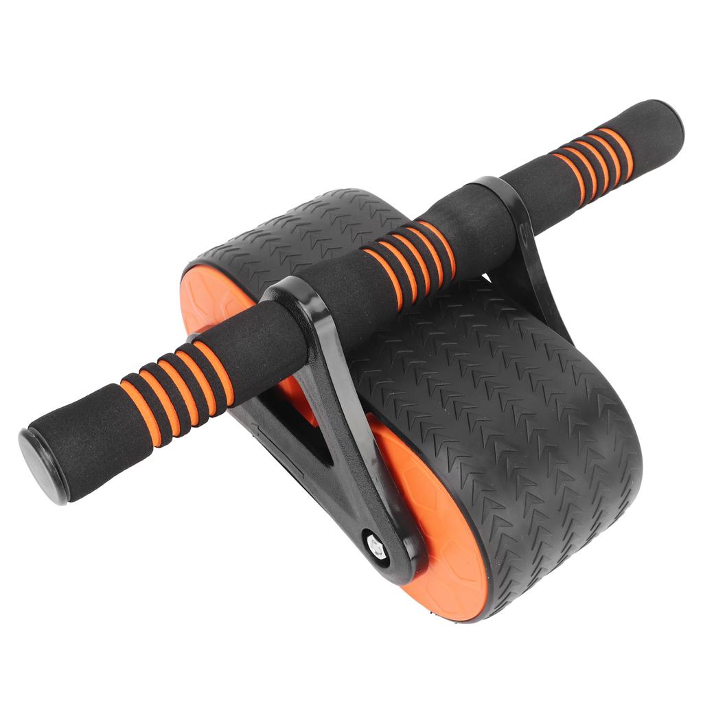 Abdominal Roller Wheel Automatic Springback Abdominal Wheel With Ergonomic Handle Knee Pad For Home Gym Orange