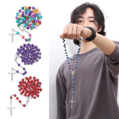 1 PC Teenage Girl Pendant Gifts Various Styles Rosary Beads Catholic Necklace Cross Rosary